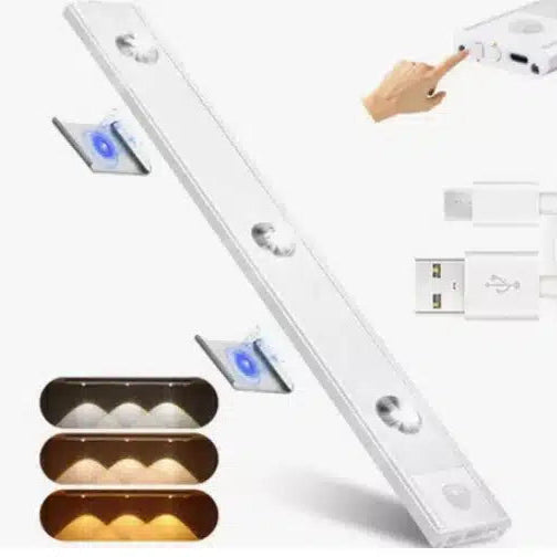 Barra Led portatil c/ sensor de prescencia