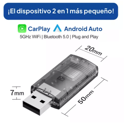 Conexión Inalámbrica CarPlay/Android Auto