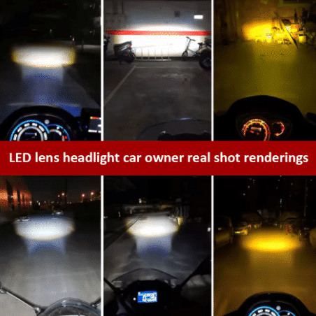 Lámparas LED H4 Cree con lupa y disipador térmico