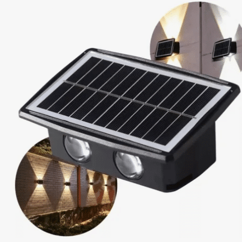Aplique Solar de lujo x4
