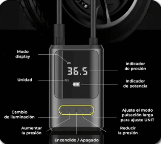 Inflador Digital Portatil