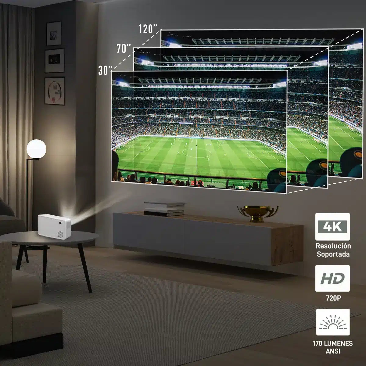 Proyector cine y juegos