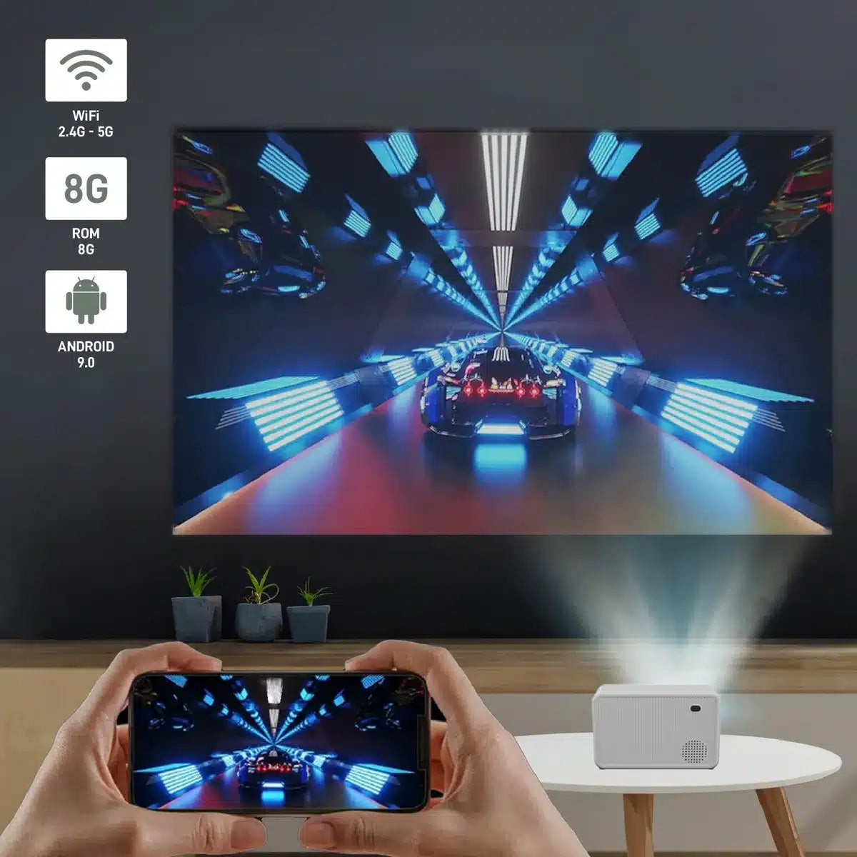 Proyector cine y juegos