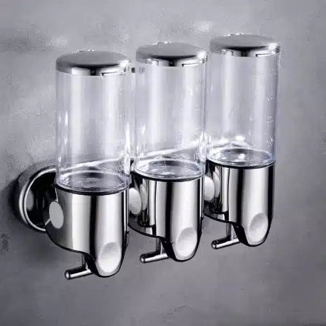 Triple dispenser jabón para ducha