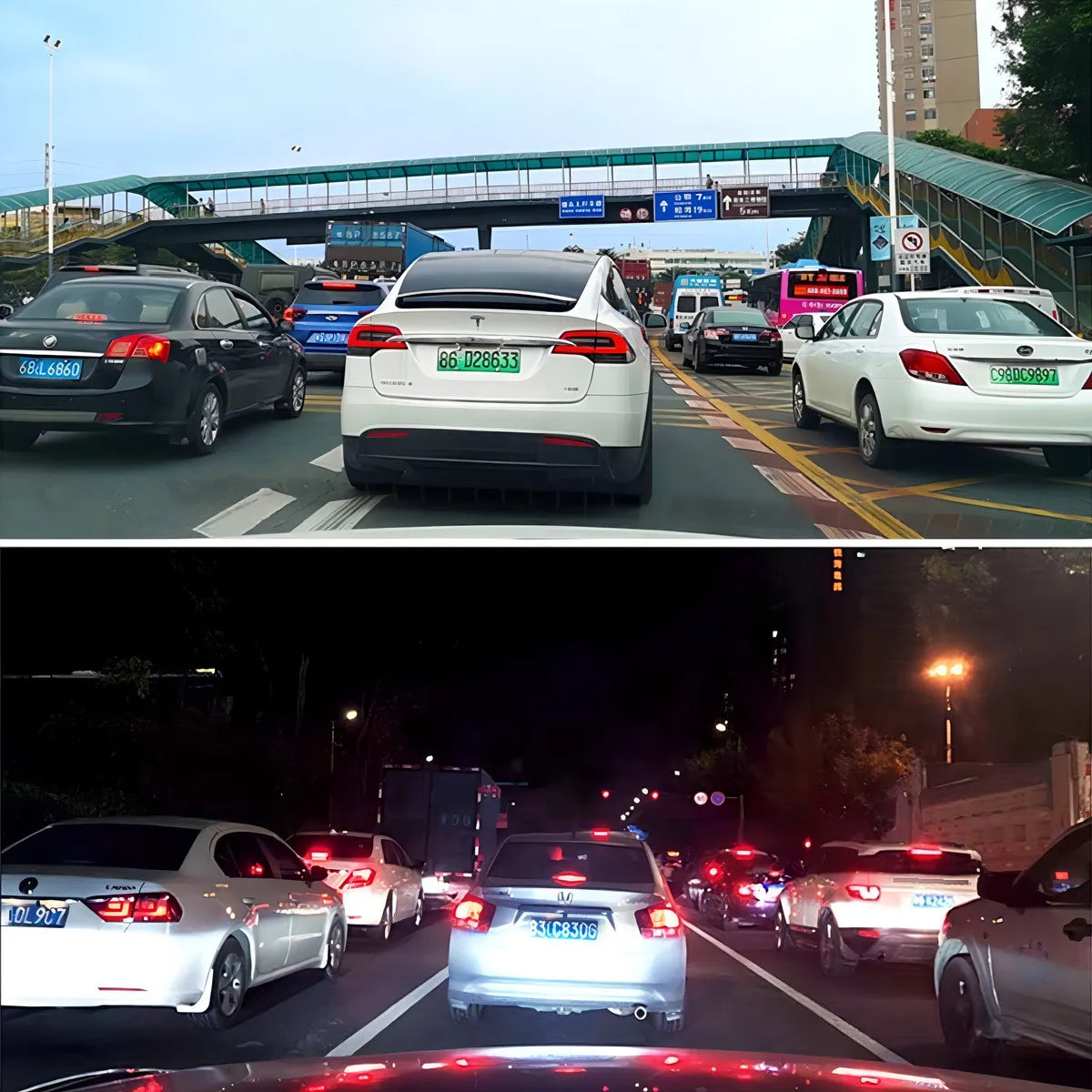 Retrovisor con doble cámara de Grabacion