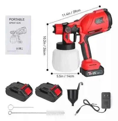 Pistola Pintar Inalámbrica 900cc 1.8mm - TodoTecnoArgentina