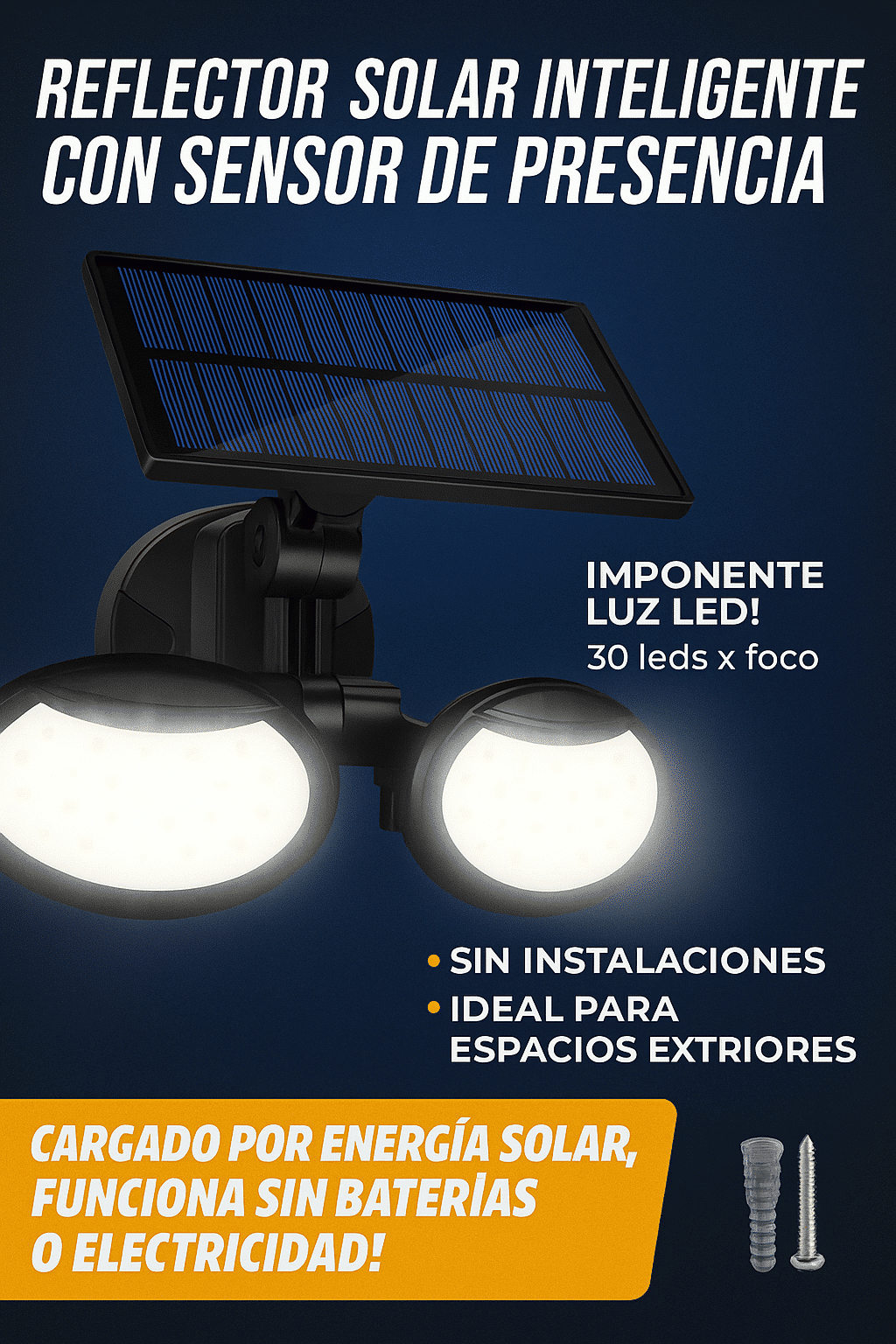 Panel Solar Doble reflector