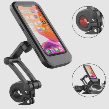 Soporte para celular en moto