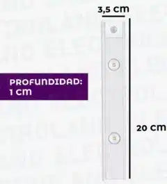 Barra Led portatil c/ sensor de prescencia