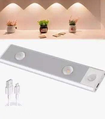 Barra Led portatil c/ sensor de prescencia
