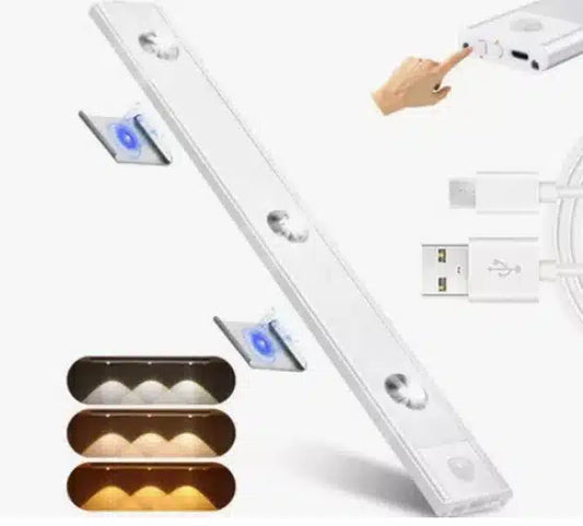 Barra Led portatil c/ sensor de prescencia