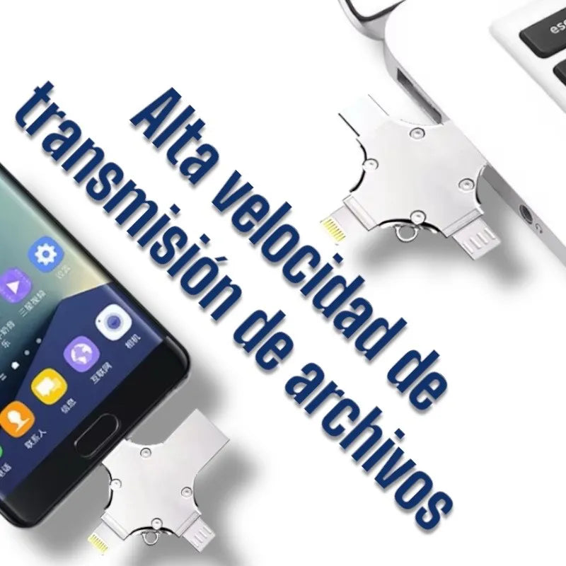 Pendrive 4 en 1  Multidispositivo