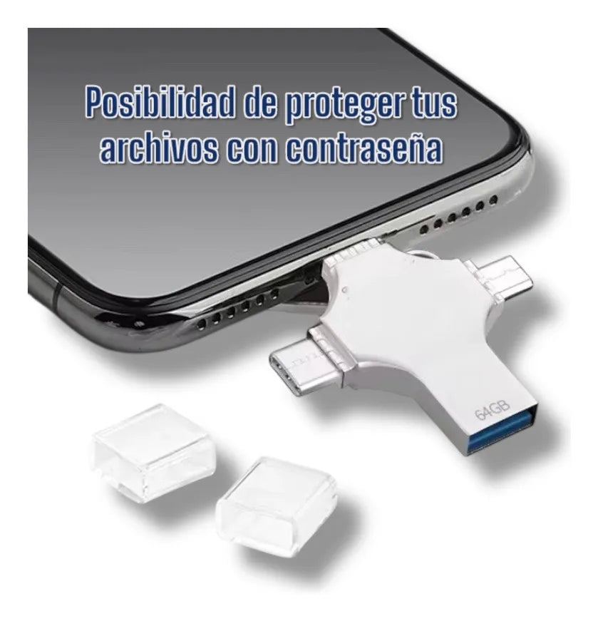 Pendrive 4 en 1  Multidispositivo