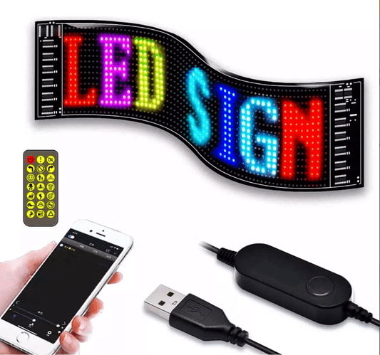 Led flexible programable