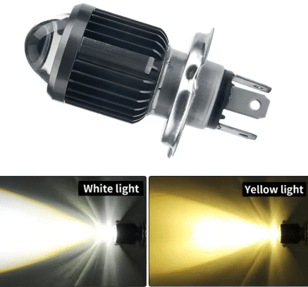 Lámparas LED H4 Cree con lupa y disipador térmico