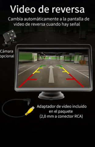 Pantalla Universal tactil 7"+camara de regalo