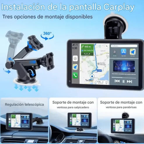 Pantalla Universal tactil 7"+camara de regalo