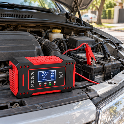 Cargador inteligente de batería 12 V 6 A con mantenimiento