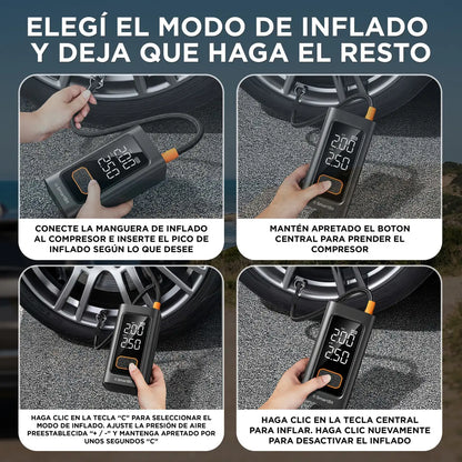 Arrancador cargador de baterías 5 en 1