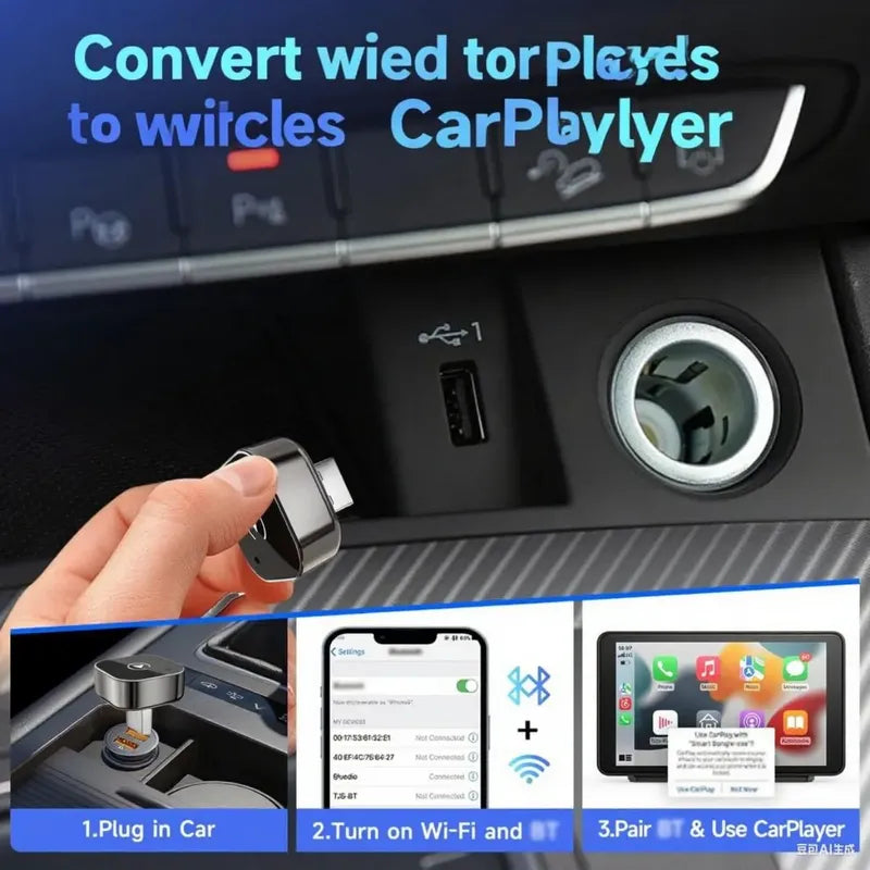 Conexión Inalámbrica CarPlay/Android Auto