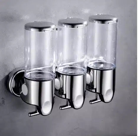 Triple dispenser jabón para ducha