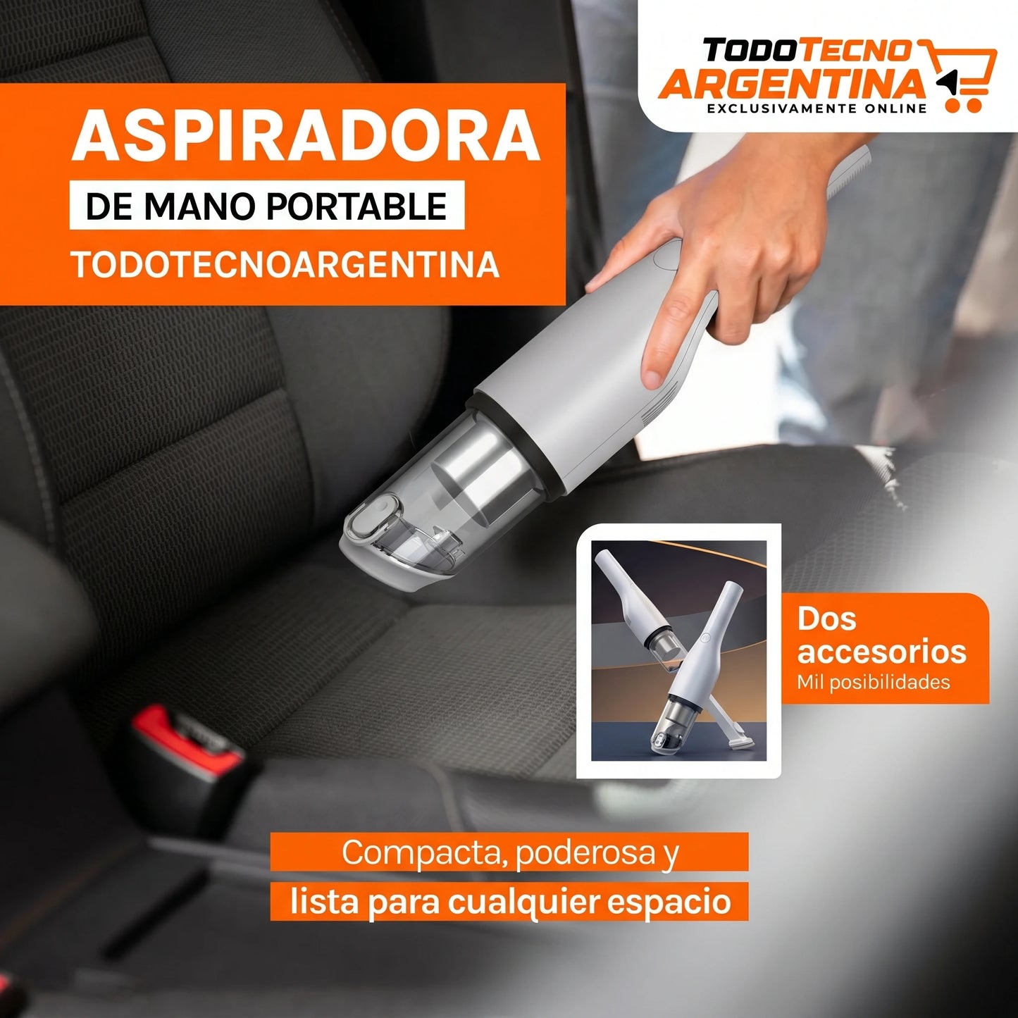 Aspiradora portátil ligera