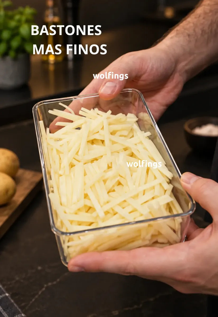 Mandolina Manual 4 en 1 para Verduras y Frutas