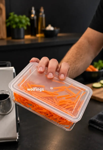 Mandolina Manual 4 en 1 para Verduras y Frutas