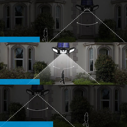 Reflector Solar LED con Sensor de Movimiento