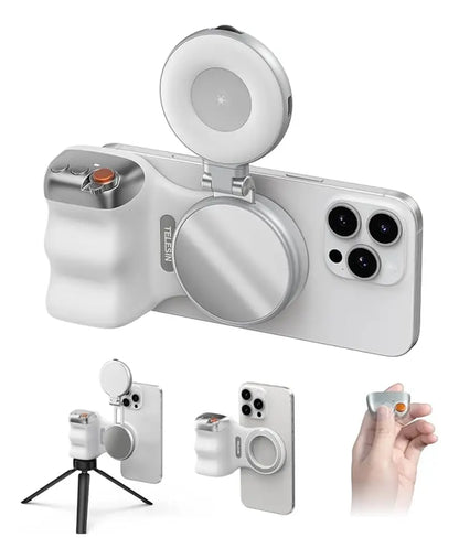 Grip Bluetooth Magnético para Celular con Control Remoto