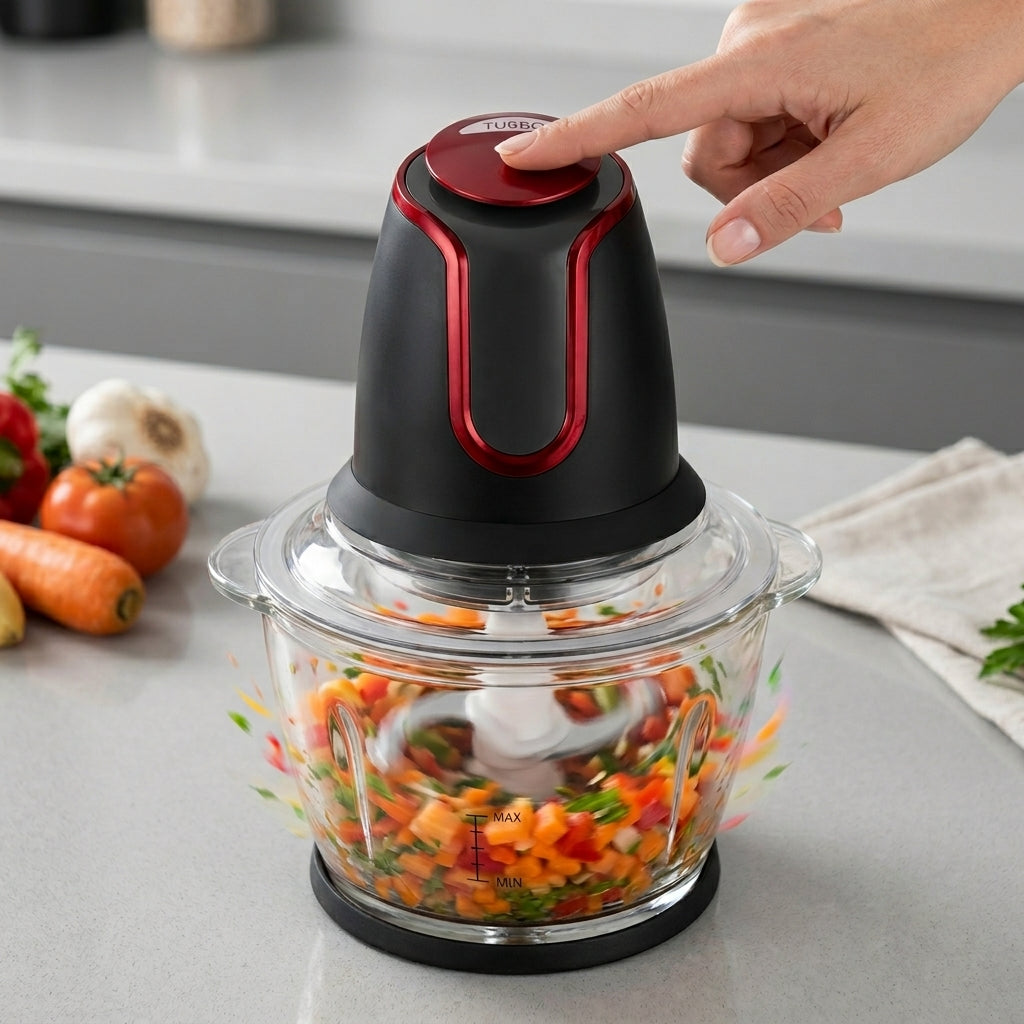 MiniCutter Pro picadora vista superior con tapa