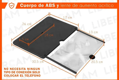 Amplificador de Pantalla para Celulares