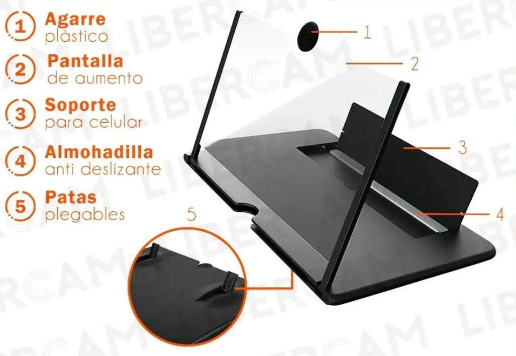 Amplificador de Pantalla para Celulares