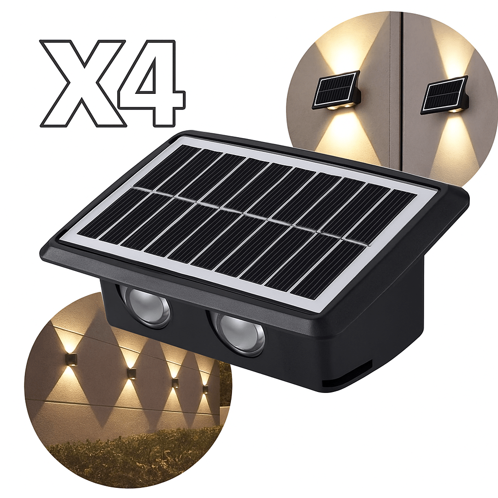 Aplique Solar de lujo x4 - TodoTecnoArgentina