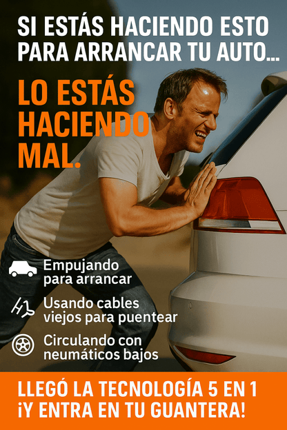 Arrancador cargador de baterías 5 en 1 - TodoTecnoArgentina