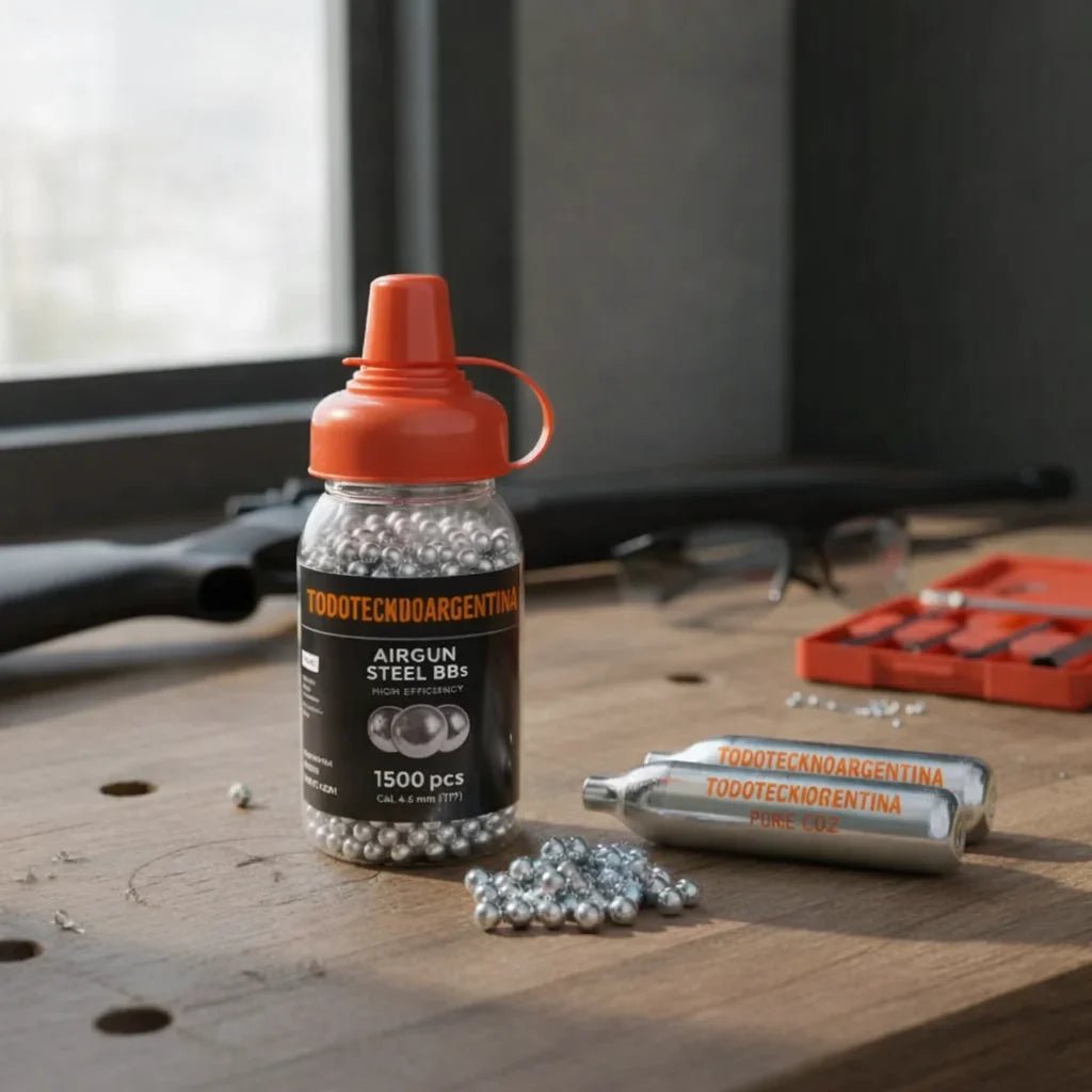 Balines 4,5mm + Garrafas Co2 - TodoTecnoArgentina