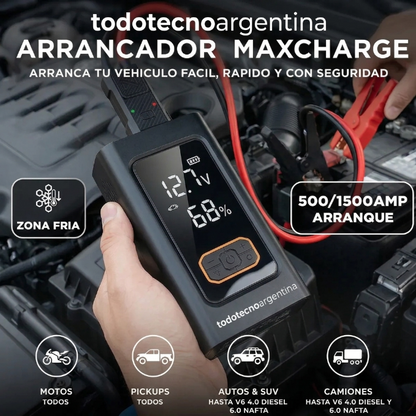 Arrancador cargador de baterías 5 en 1
