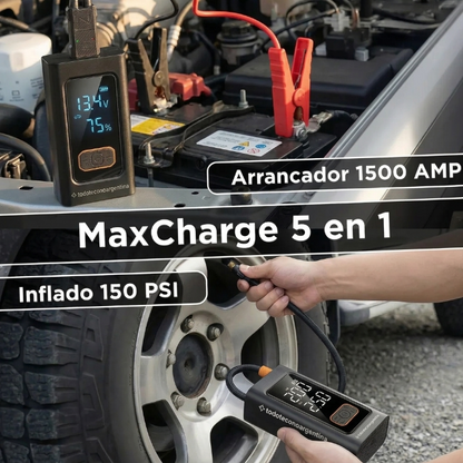 Arrancador cargador de baterías 5 en 1
