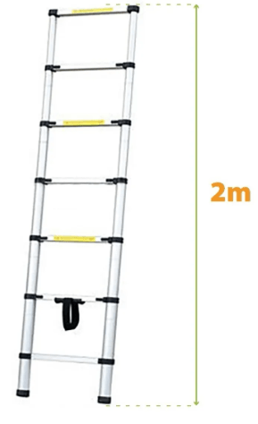Escalera Telescopica SUPEREFORZADA - TodoTecnoArgentina