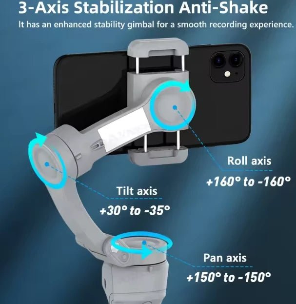 Estabilizador de Celular 3 ejes - TodoTecnoArgentina