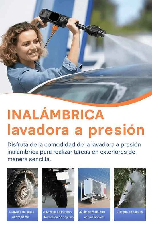 Hidro lavadora Portátil Inalámbrica - TodoTecnoArgentina