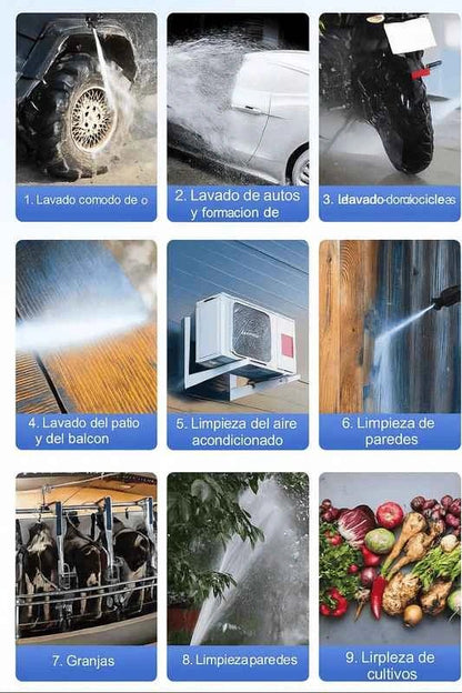 Hidro lavadora Portátil Inalámbrica - TodoTecnoArgentina