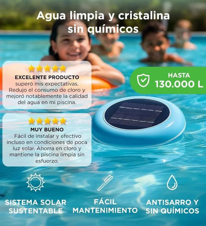 Ionizador solar para pileta - TodoTecnoArgentina