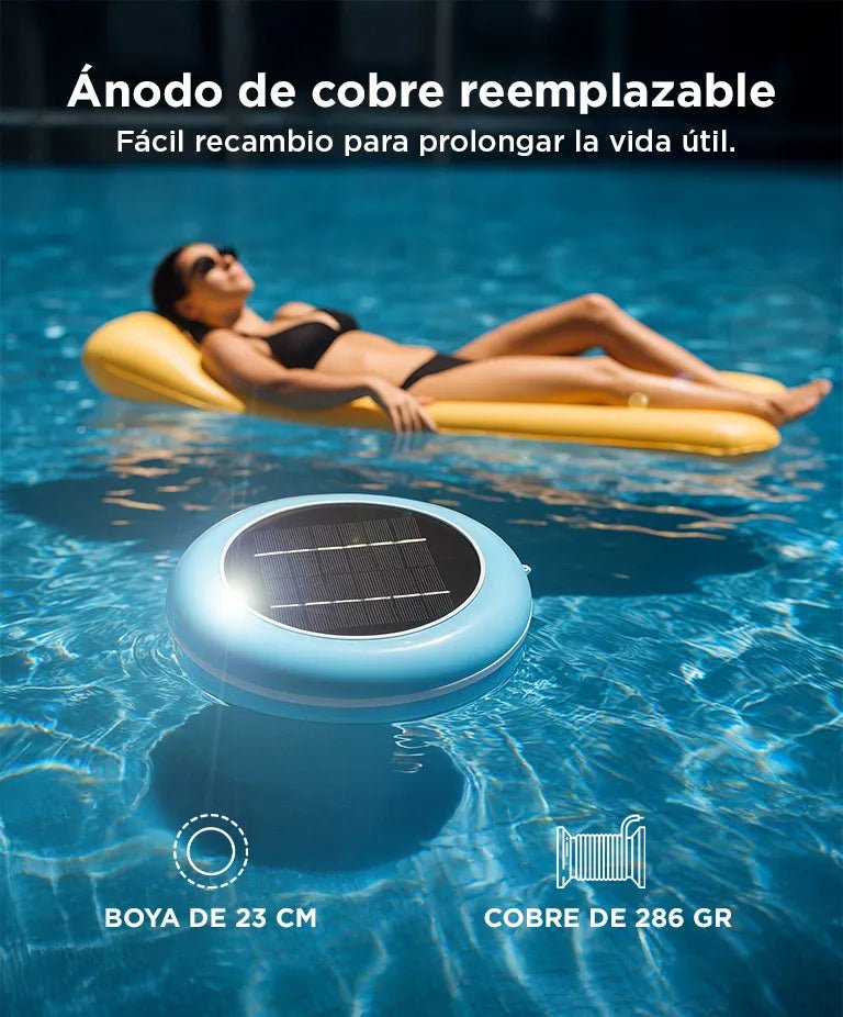 Ionizador solar para pileta - TodoTecnoArgentina