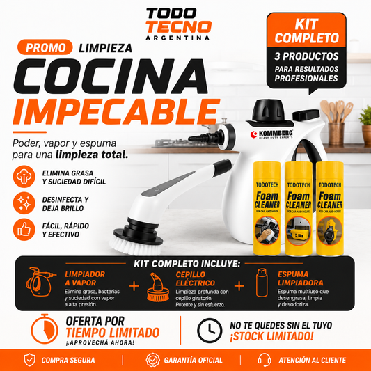 Kit Limpieza Cocinas Completo - 3 en 1