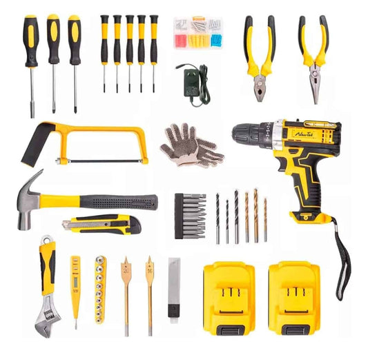 Kit Taladro + 50 Herramientas
