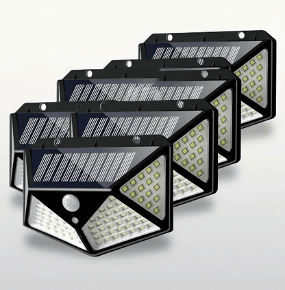 Lampara led x4 reflector solar 100 wats - TodoTecnoArgentina