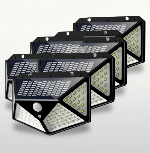 Lampara led x4 reflector solar 100 wats - TodoTecnoArgentina