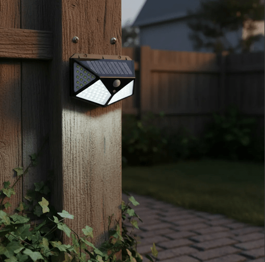 Lampara led x4 reflector solar 100 wats - TodoTecnoArgentina