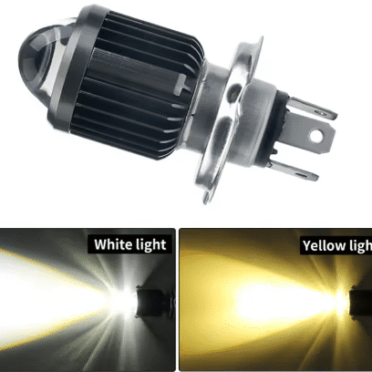 Lámparas LED H4 Cree con lupa y disipador térmico X 1 - TodoTecnoArgentina